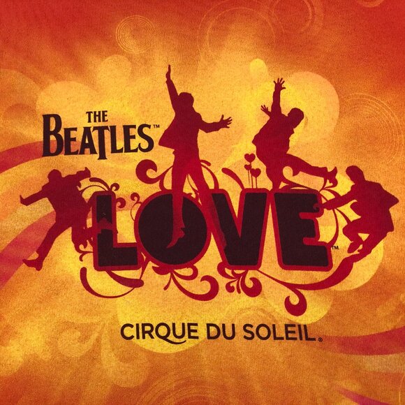 The Beatles Love Cirque Du Soleil Graphic Long Sleeve 100% Cotton Tee Size Small - Picture 3 of 11